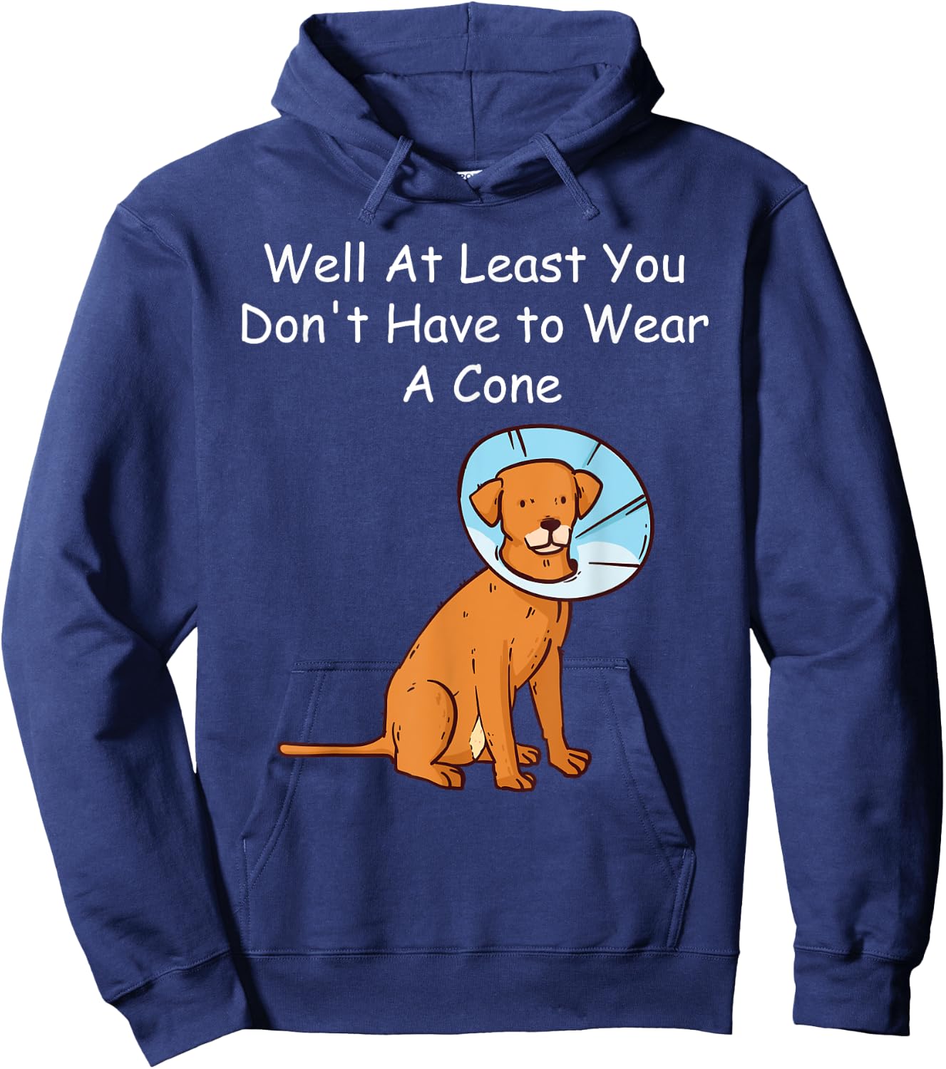 Funny Cancer Recover Get Well Soon Well At Least You Dont Hoodie - Hoodie | Navy