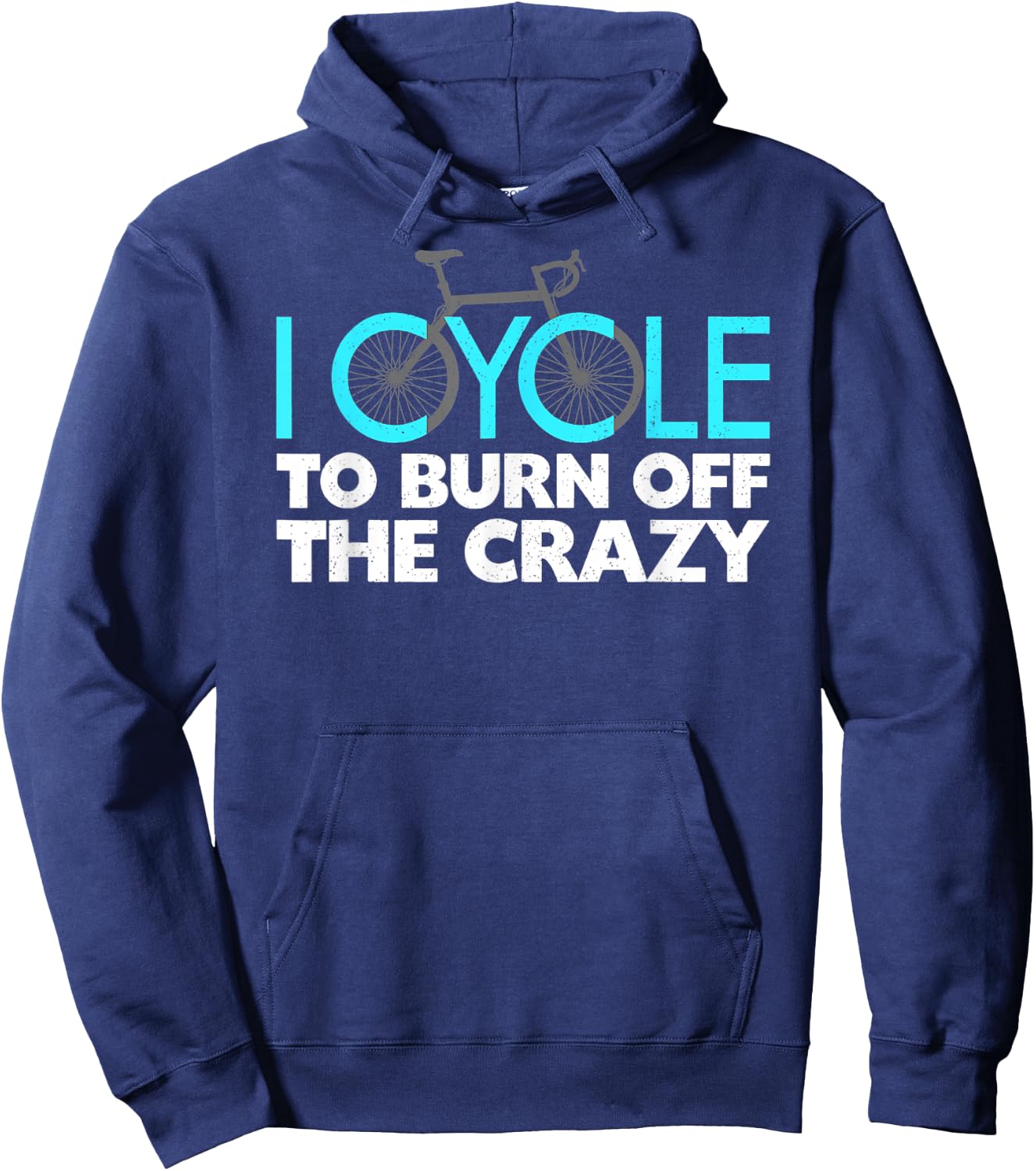 Best Cycling Art Women Indoor Bicycle Race Bicycling Hoodie - Hoodie | Navy