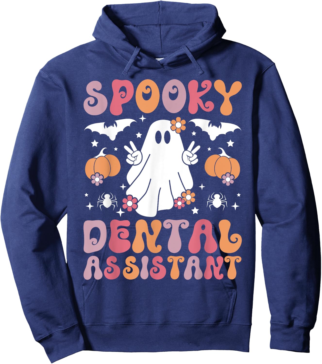 Spooky Dental Assistant Halloween Dental Assisting Hoodie - Hoodie | Navy