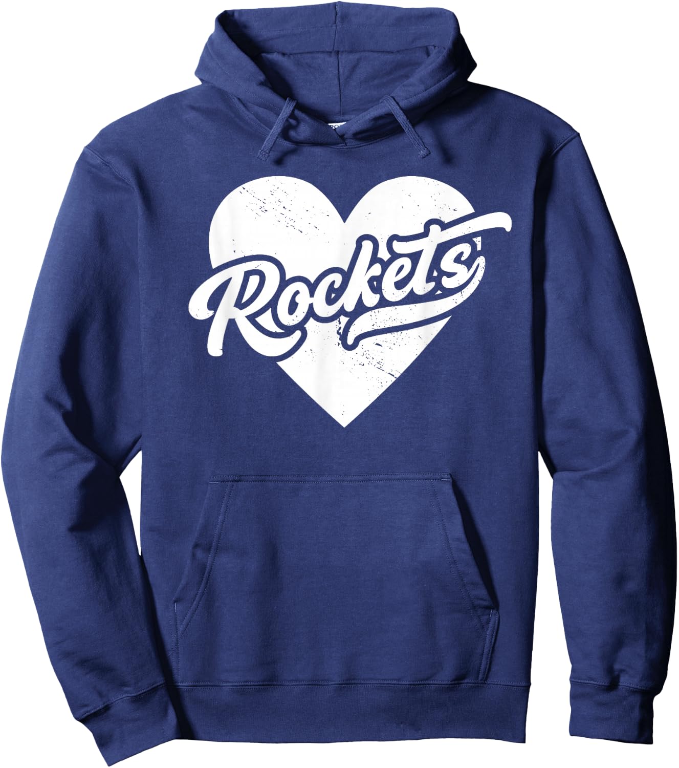 Vintage Rockets School Spirit Go Rockets Love Hoodie - Hoodie | Navy