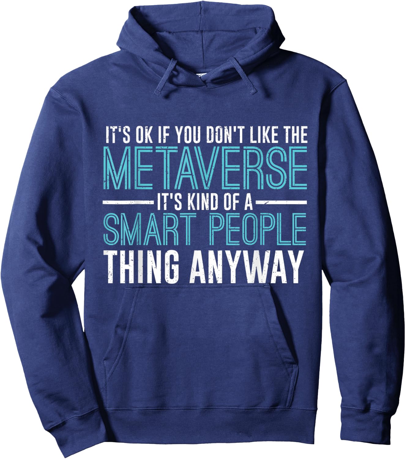 Virtual Reality Metaverse Hoodie - Hoodie | Navy