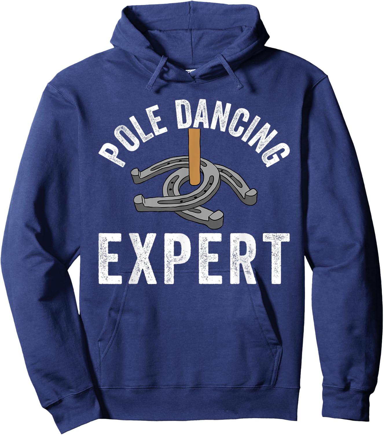 Pole Dancing Expert Horseshoe Pitching Hoodie - Hoodie | Navy