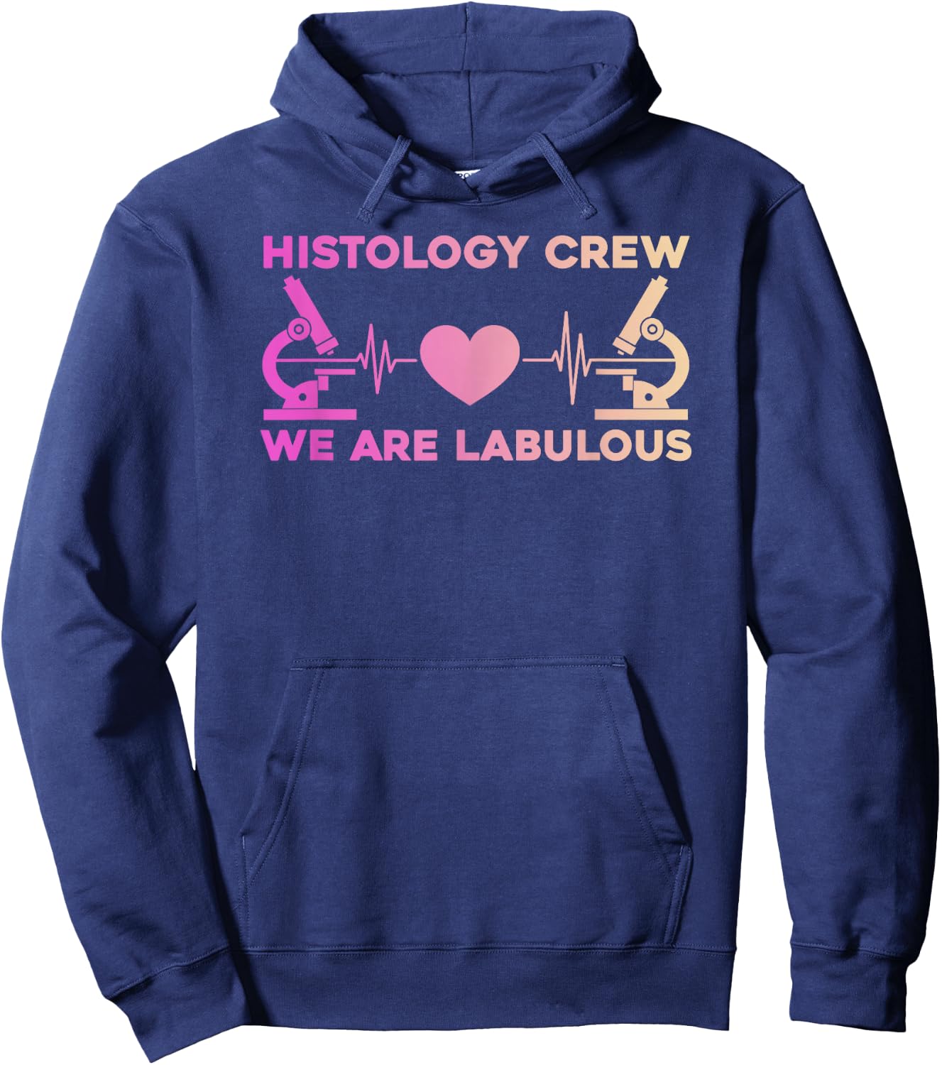 Histo Technician Crew Women Histology Tech Microscopes Hoodie - Hoodie | Navy