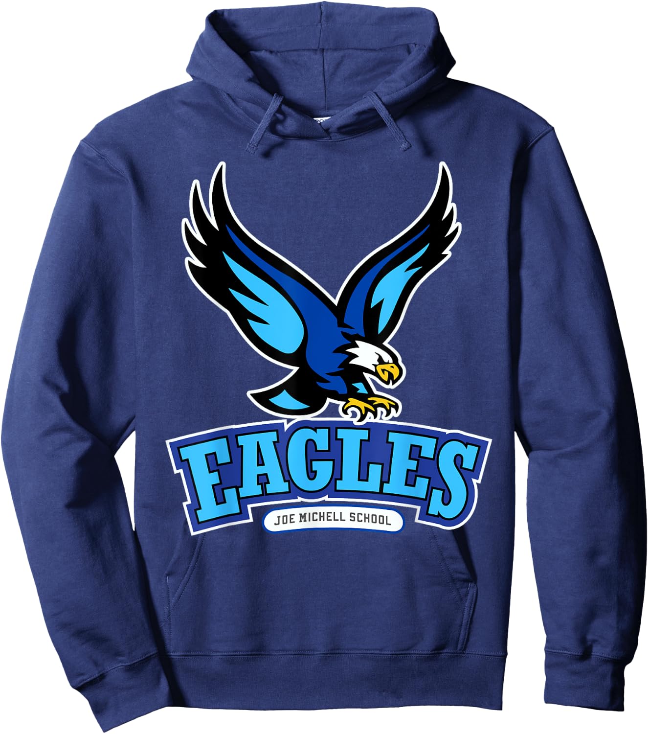 Joe Michell School Eagles Logo 2022 Hoodie - Hoodie | Navy