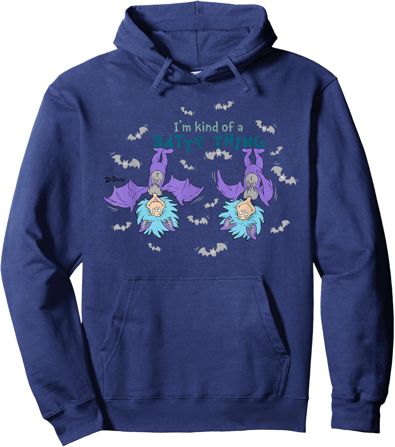 Dr. Seuss Halloween Batty Thing Hoodie - Hoodie | Navy