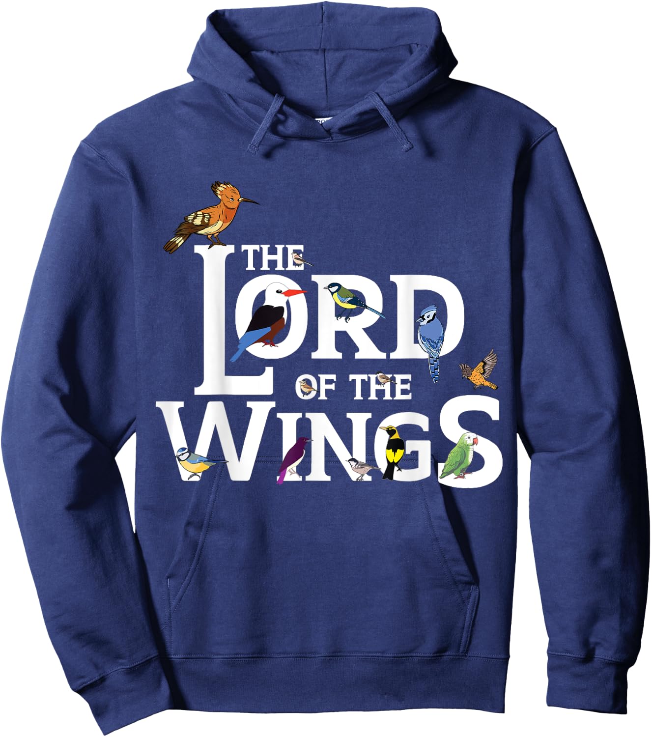 Bird Watching Ornithologist Birding Hoodie - Hoodie | Navy