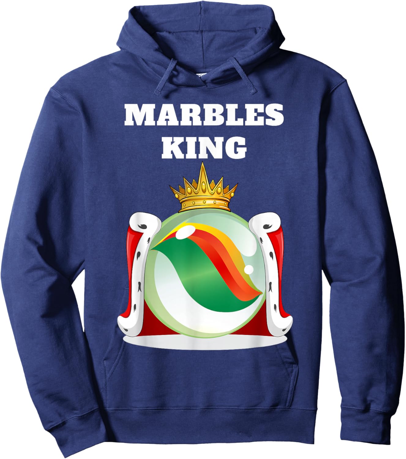 Marbles King | Boys Marbles | Marbles Hoodie - Hoodie | Navy