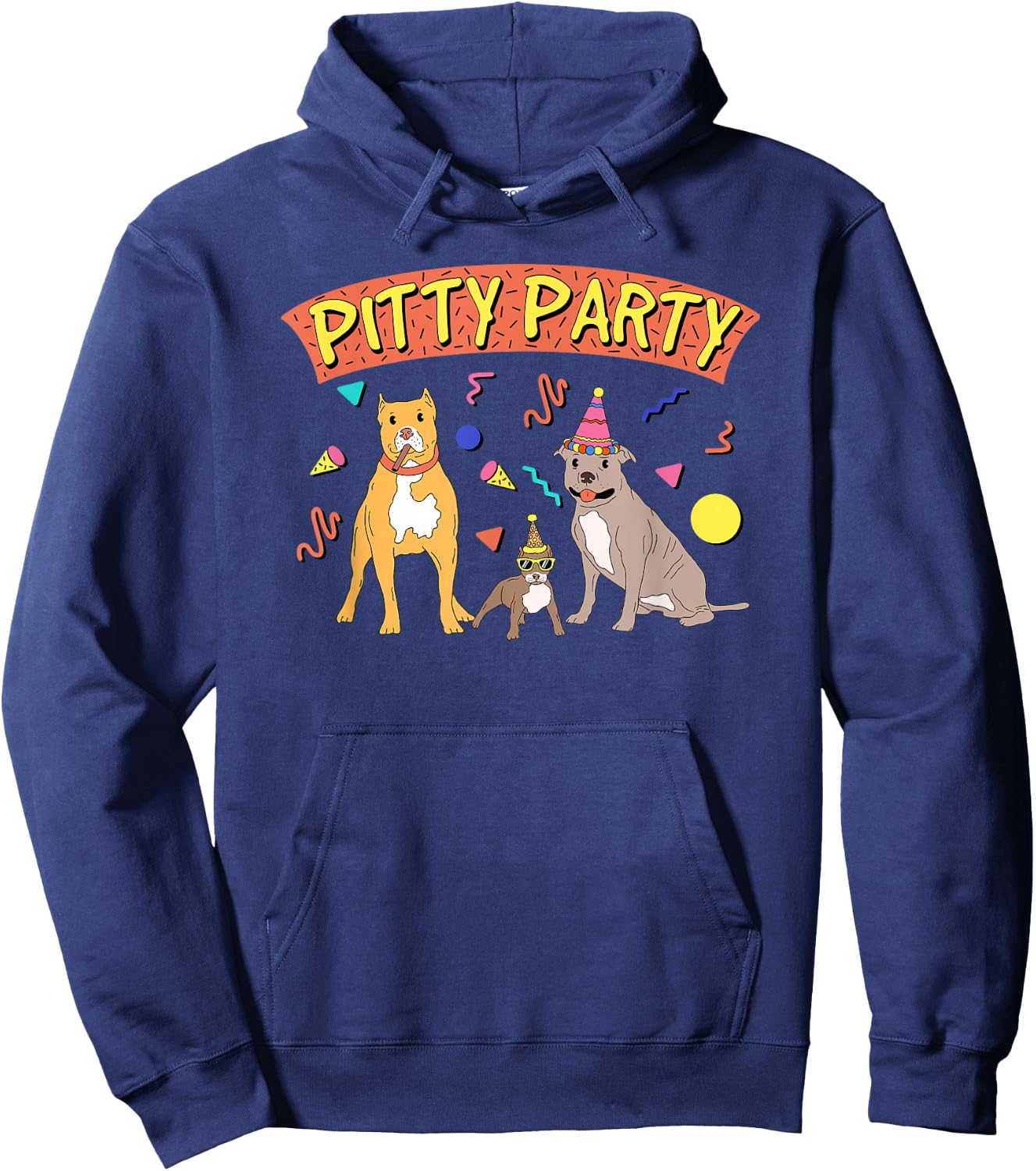 Pitty Party, Pitbull Lover, I love Pitbulls Hoodie - Hoodie | Navy