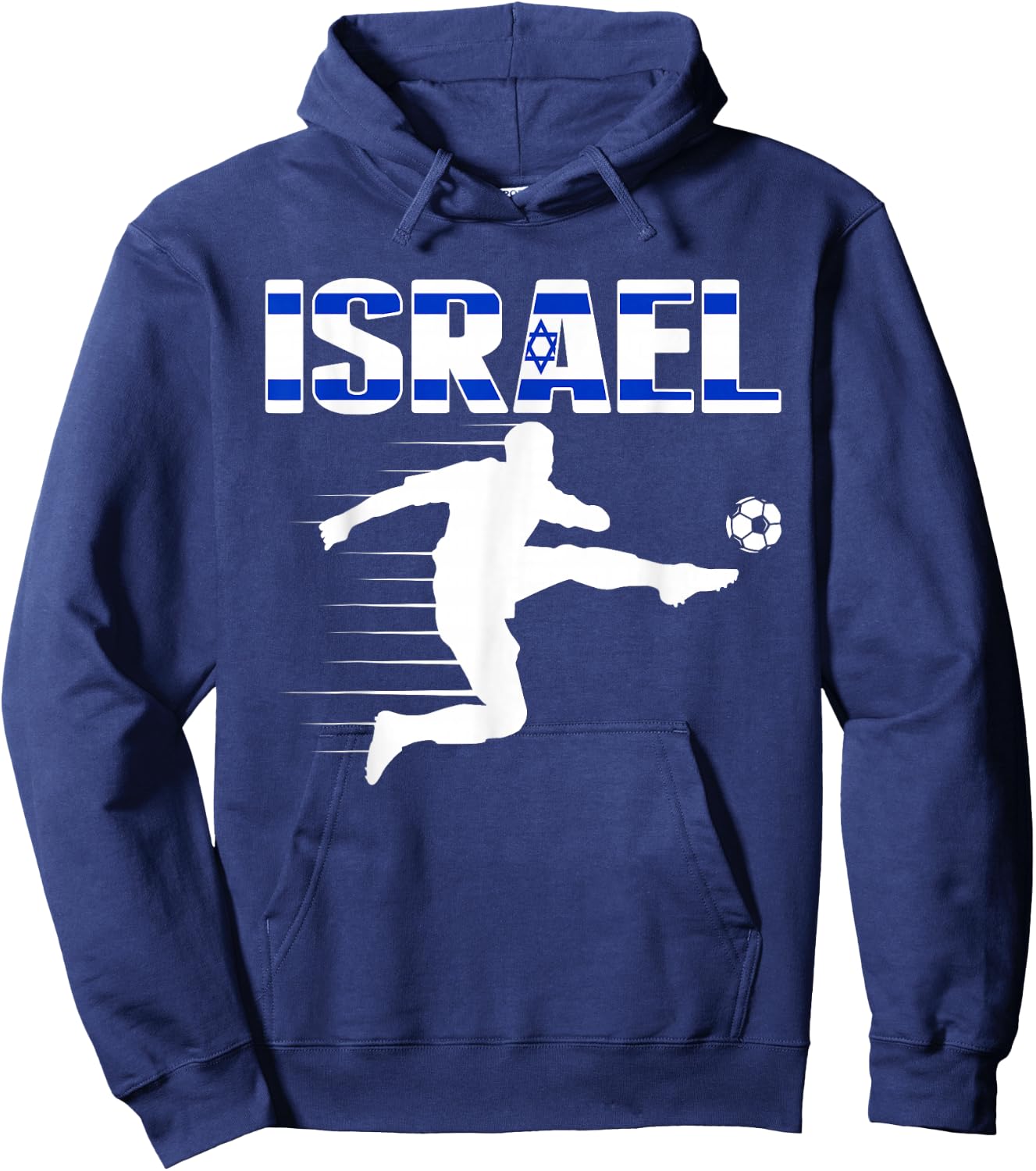 Israel Soccer Lovers Jersey - Support Israeli Football Team Hoodie - Hoodie | Navy