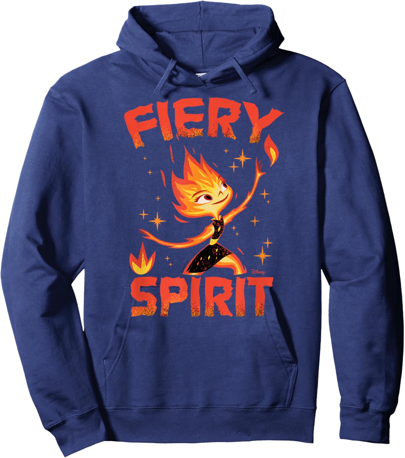 Elemental - Ember Fiery Spirit Hoodie - Hoodie | Navy