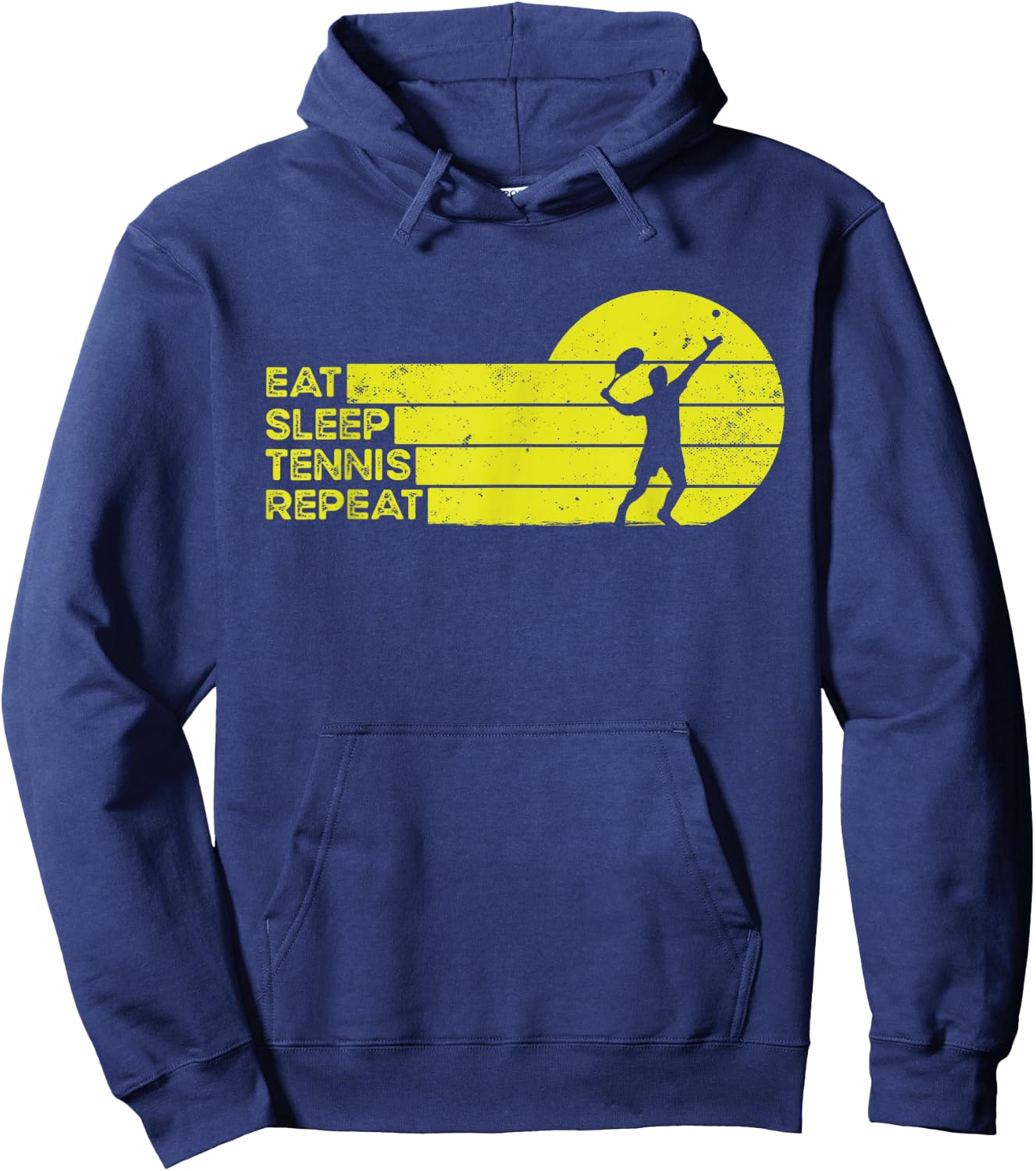 Funny Tennis Player Saying – Tennis Motif & Tennis Hoodie - Hoodie | Navy