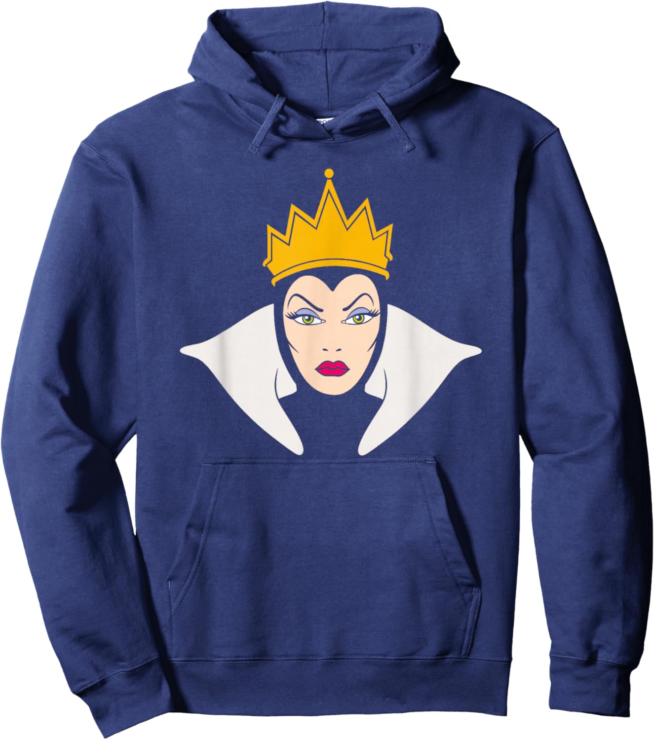 Disney Villains The Evil Queen Big Villain Energy Portrait Hoodie - Hoodie | Navy