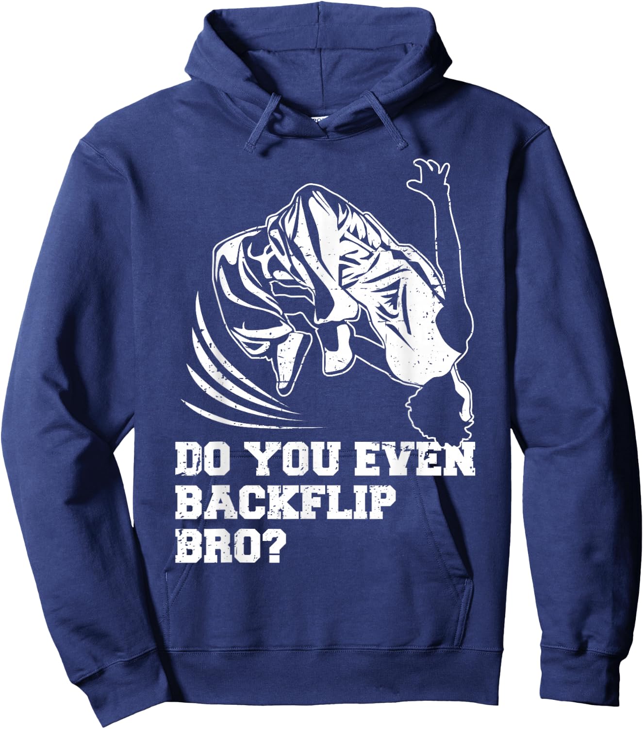 Backflip Parkour Freerunning Practitioner Boys Kids Hoodie - Hoodie | Navy