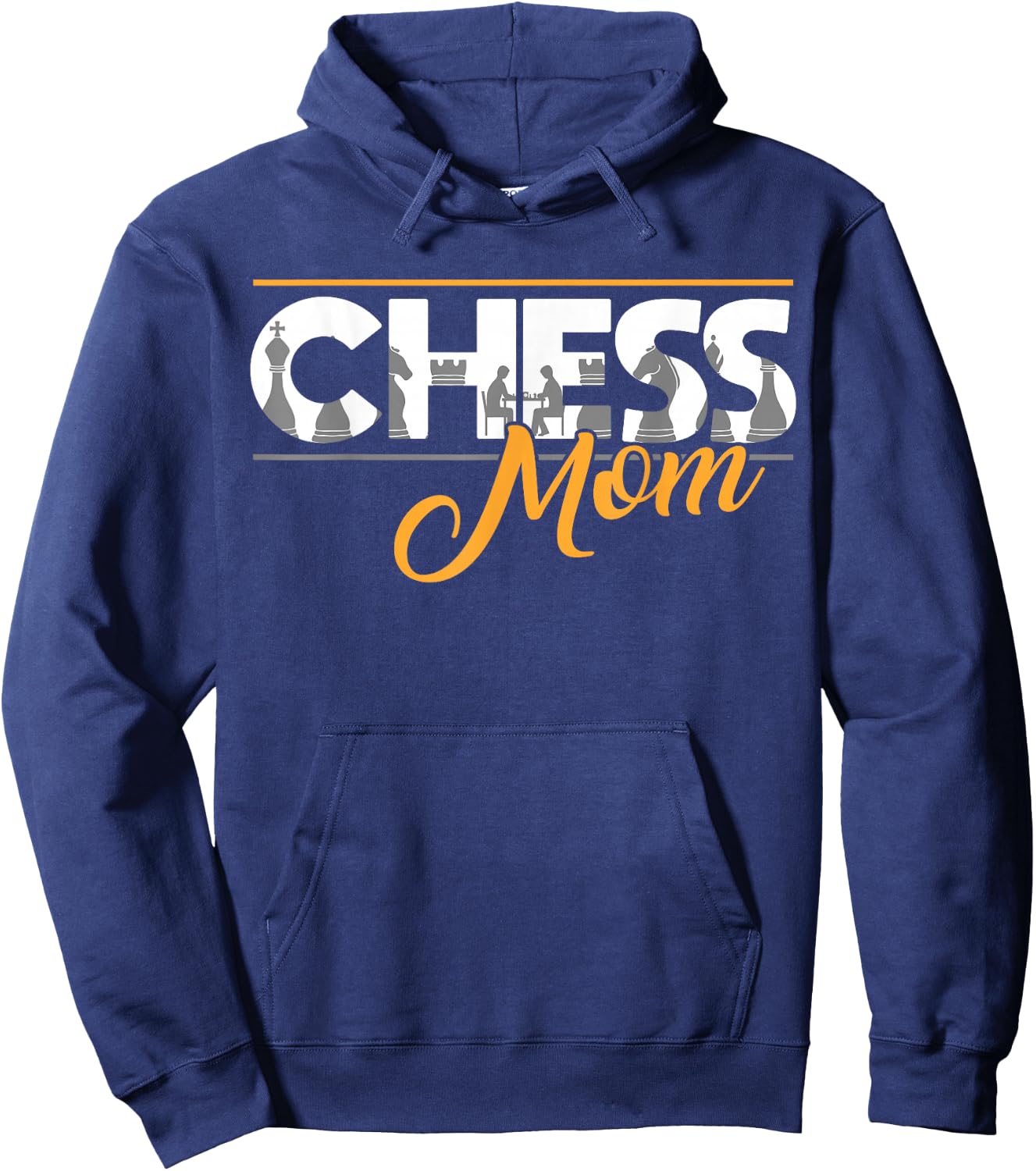 Chess Mom Club Team Hoodie - Hoodie | Navy