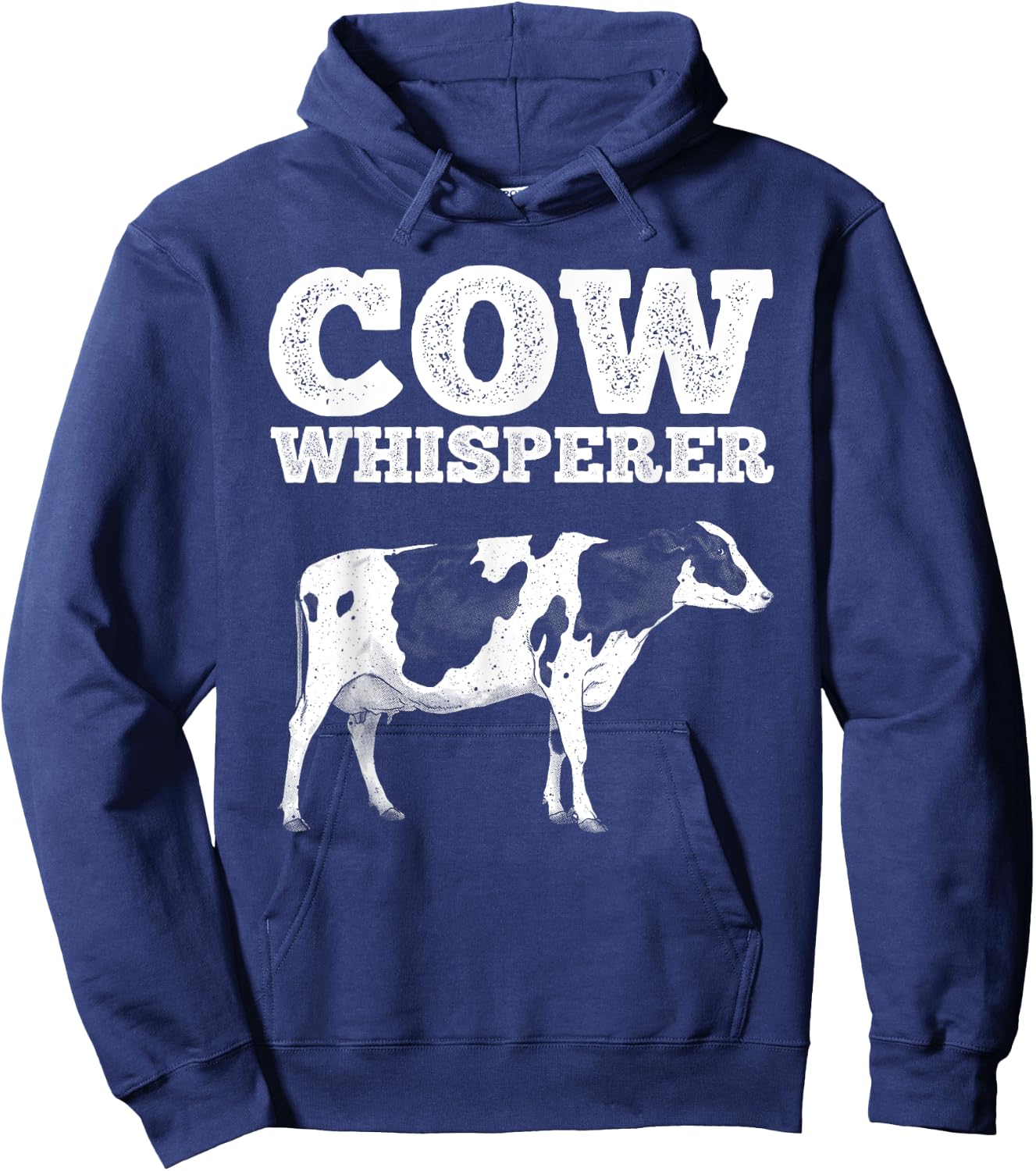 Funny Cow Whisperer Design Women Cow Farmer Farming Hoodie - Hoodie | Navy