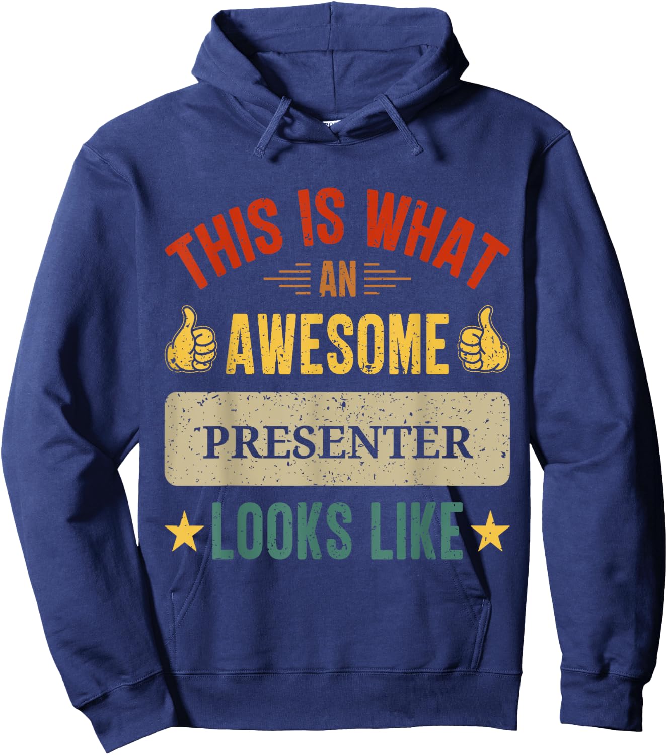 Presenter gifts funny Presenter quote Hoodie - Hoodie | Navy