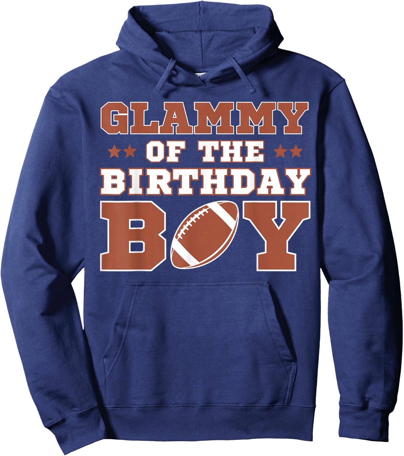 Glammy Of The Birthday Boy Football Kid 1st Bday Party Lover Hoodie - Hoodie | Navy