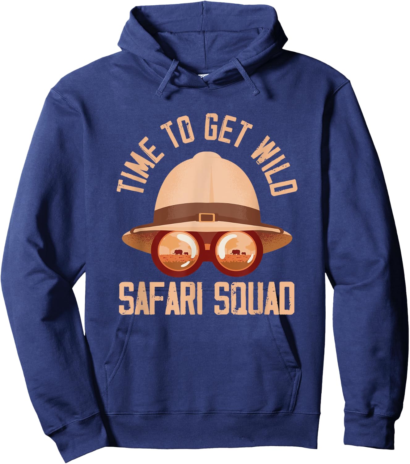 Safari Guide Costume Tour Guide Tourist Gift Wild Safari Animals Safari Tour Guide Hoodie - Hoodie | Navy