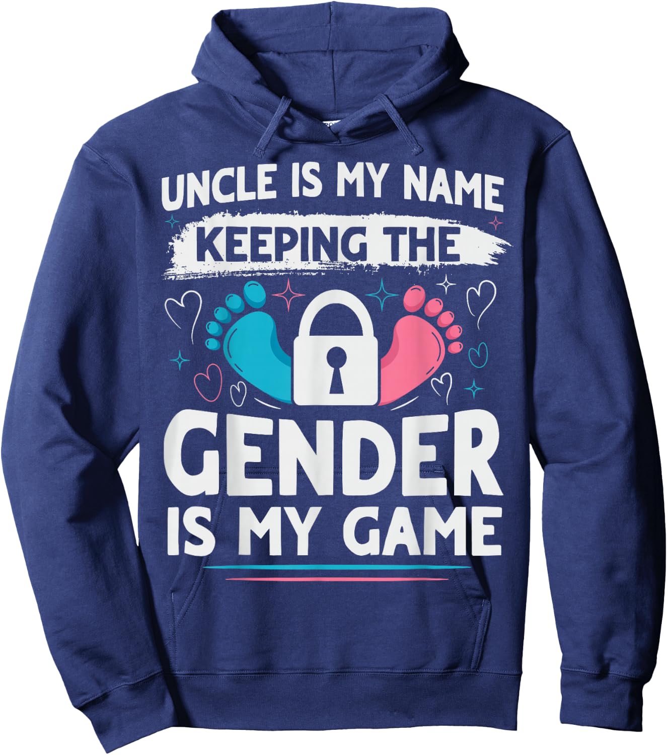 Keeper of the Gender Design for a Keeper of the Gender Uncle Hoodie - Hoodie | Navy