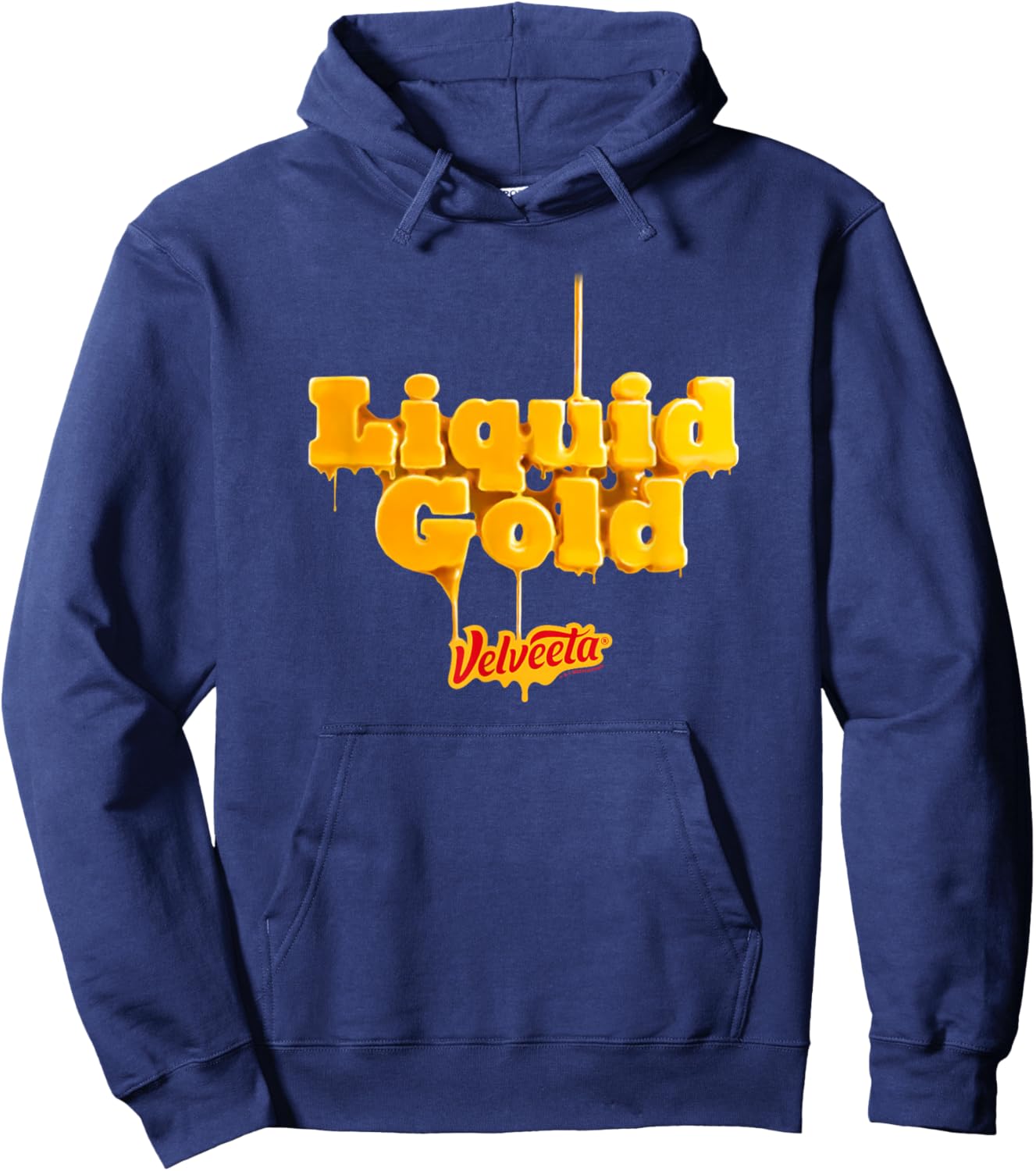 Velveeta Melted Chesee Liquid Gold Iconic Logo Hoodie - Hoodie | Navy