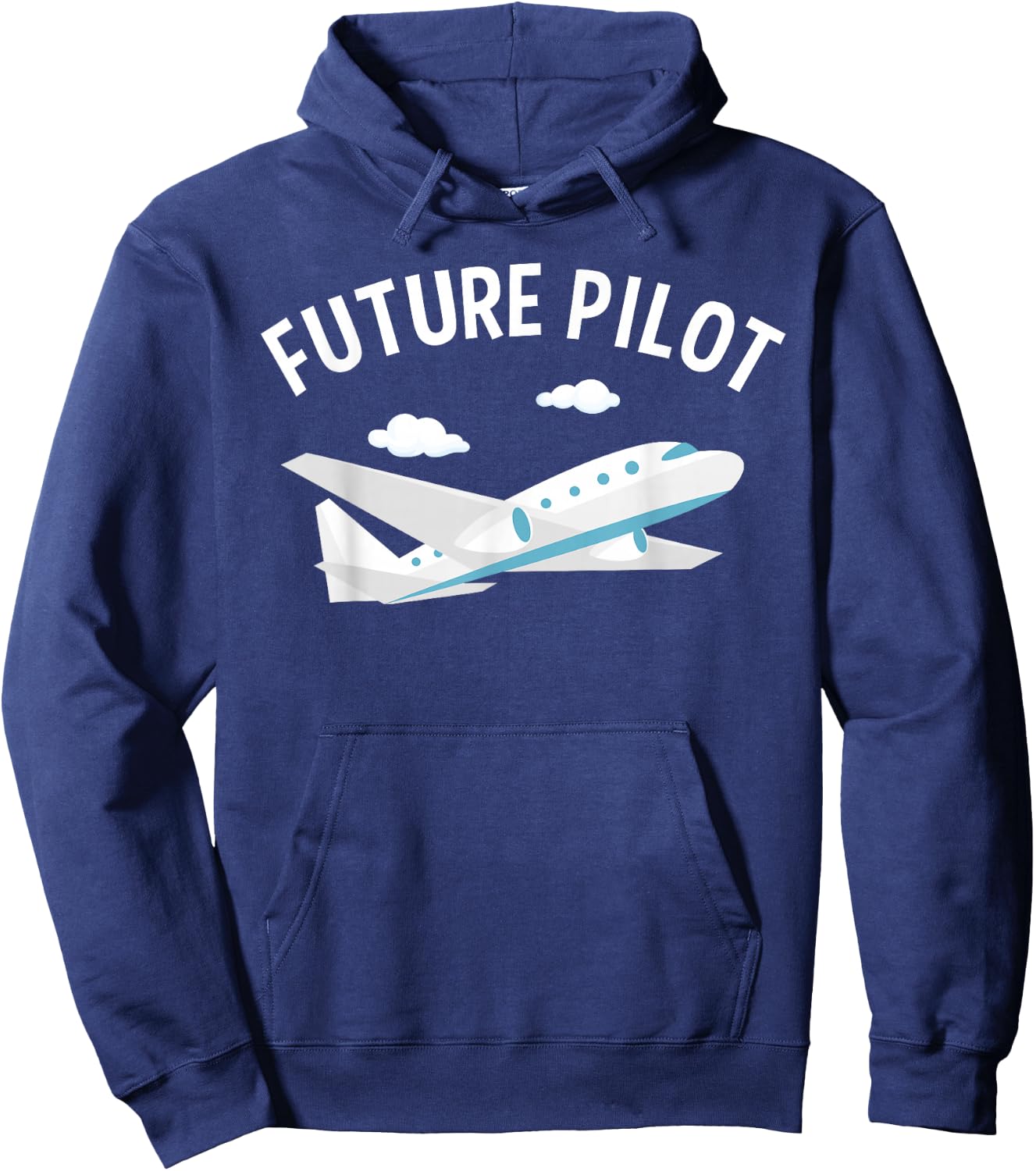 Funny Future Pilot Design For Kids Men Women Airplane Lovers Hoodie - Hoodie | Navy