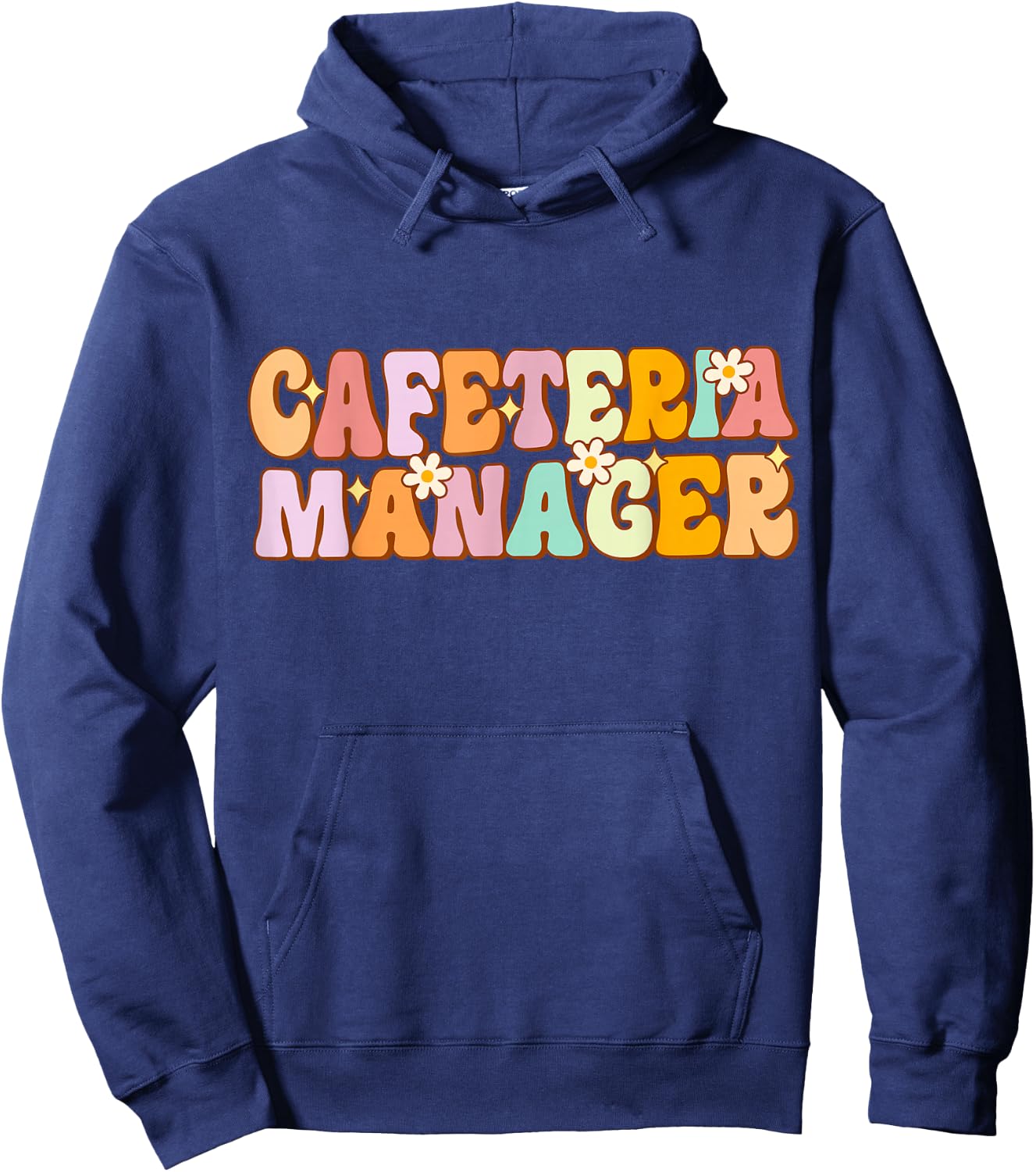 Cafeteria Manager Squad Crew School Support Team Matching Hoodie - Hoodie | Navy