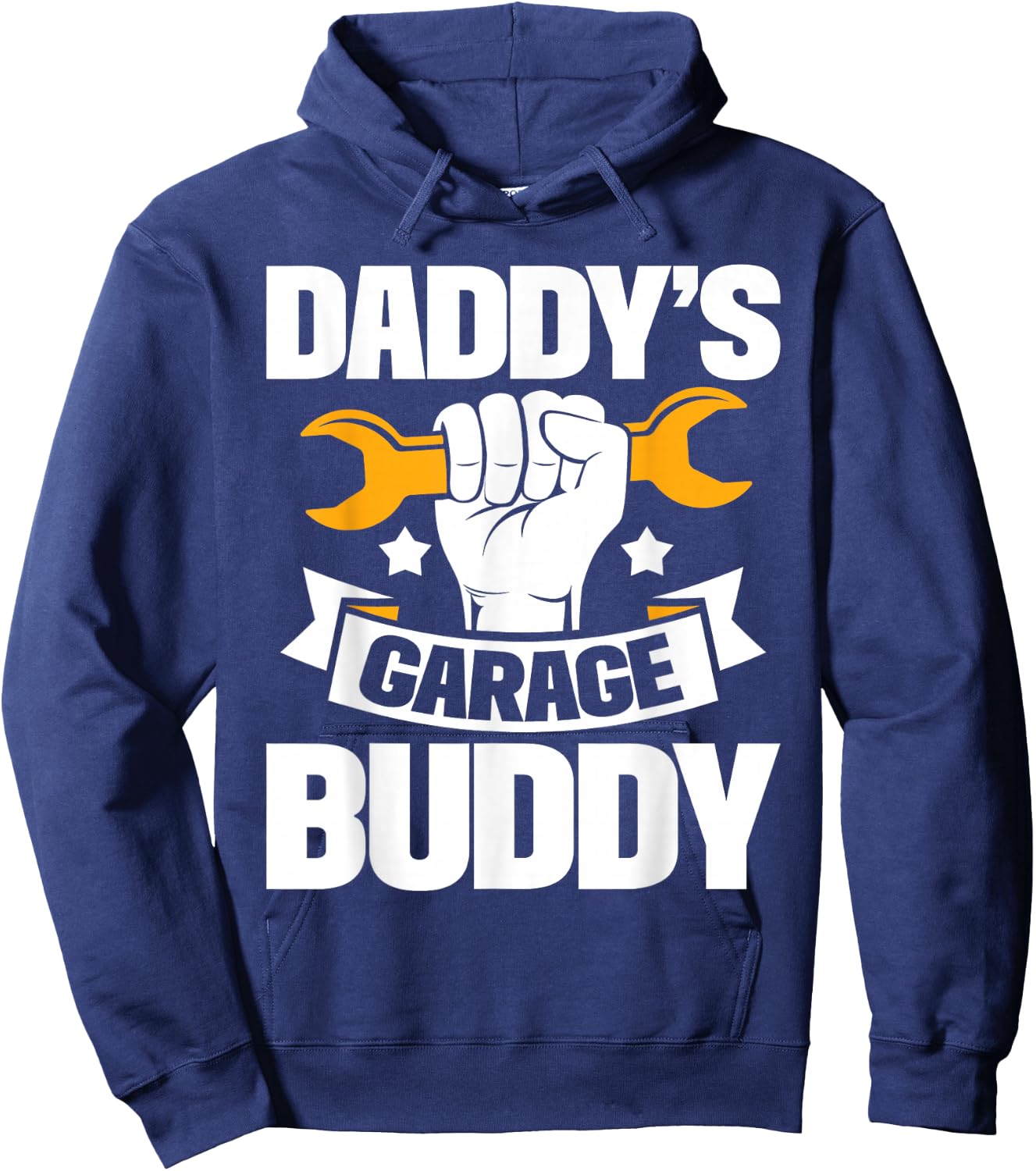 Daddy's Garage Buddy - Fathers Day Papa Buddies Fatherhood Hoodie - Hoodie | Navy