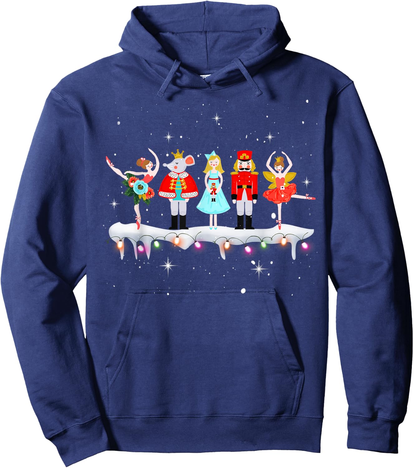 Christmas Ballet Clara Mouse King Princess Nutcracker Hoodie - Hoodie | Navy