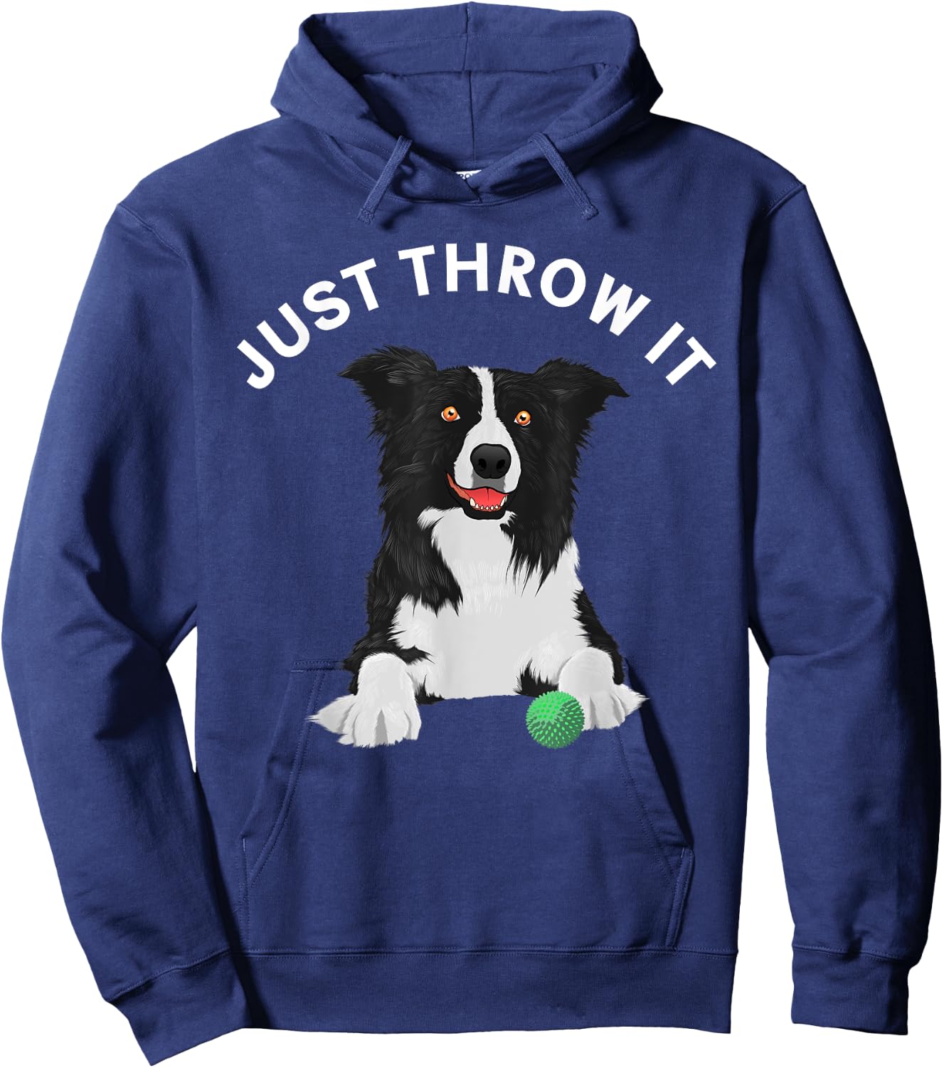 Funny Border Collie Women Kids Border Collie Lovers Hoodie - Hoodie | Navy