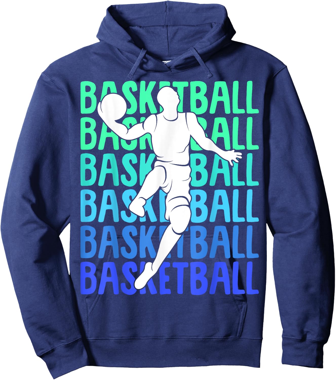 Basketball Kids Boys Men Hoodie - Hoodie | Navy