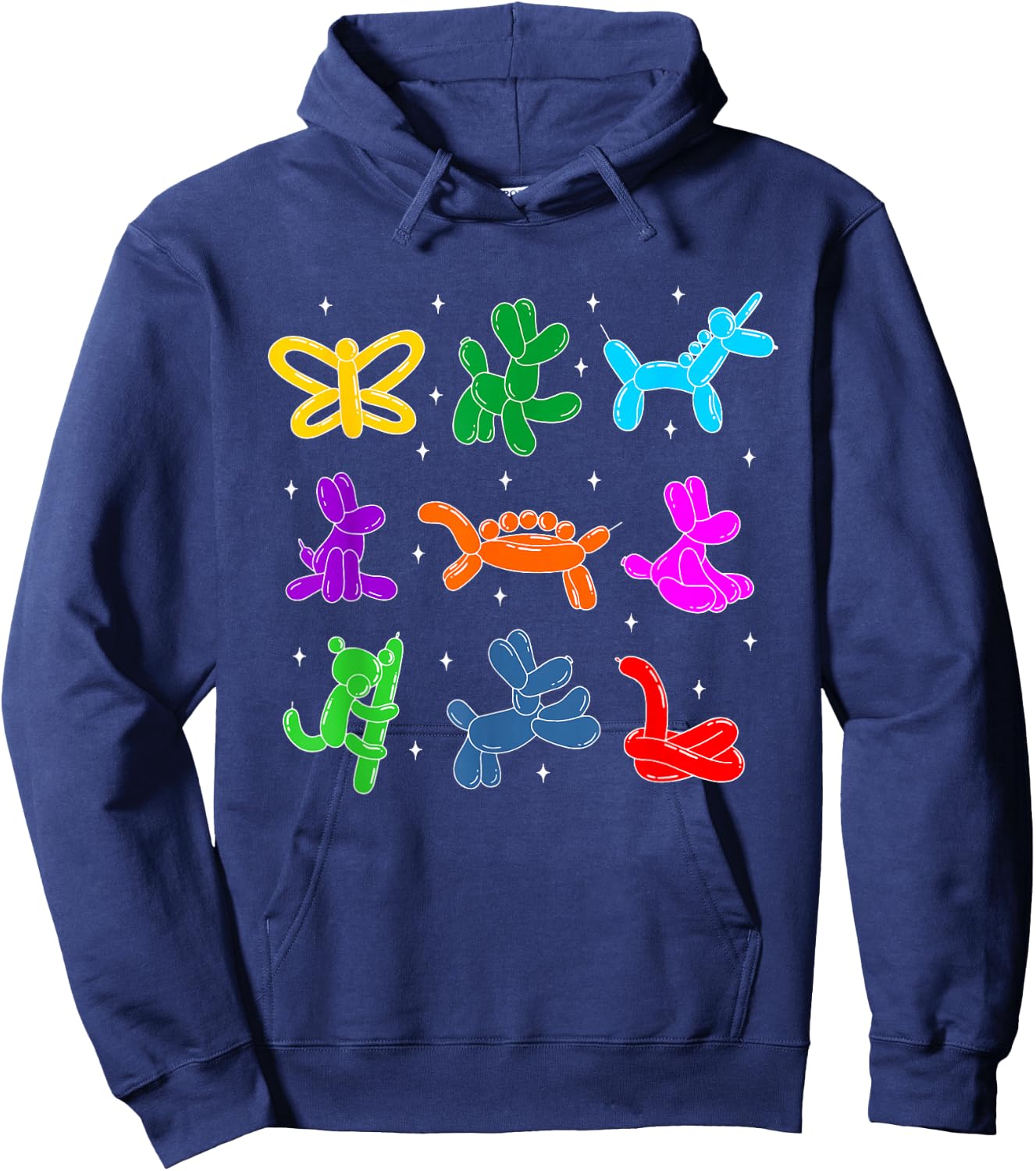 Balloon Animals Artist Entertainer Hoodie - Hoodie | Navy