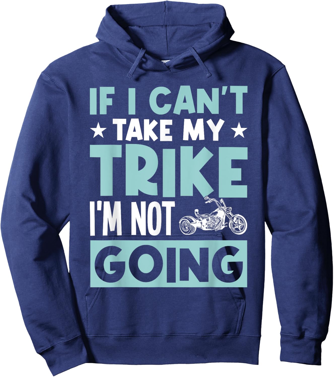 Trike Motorcycle Accessories Triker Trike for Adults Hoodie - Hoodie | Navy