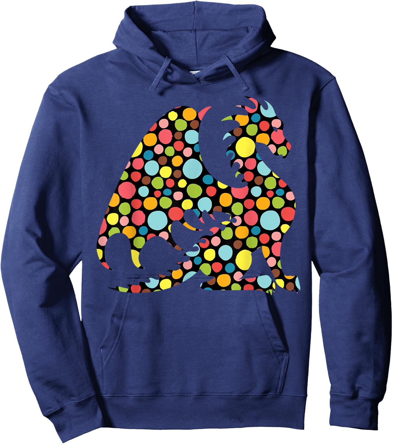 International Dot Day Dragon Dots Women Girls Kid Youth Teen Hoodie - Hoodie | Navy