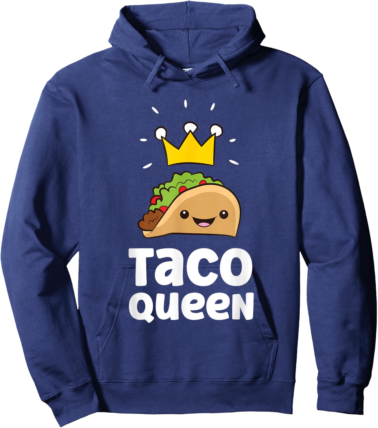 Taco Queen Love Tacos Hoodie - Hoodie | Navy