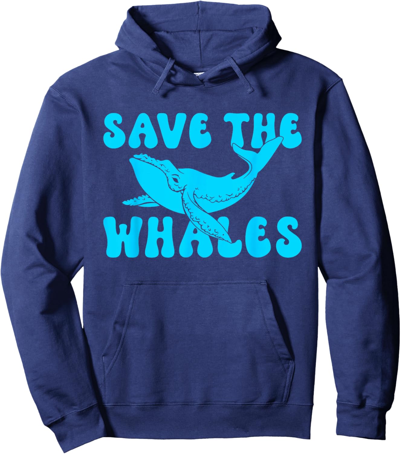 Save The Whales Lover Marine Scientist Environmentalist Hoodie - Hoodie | Navy