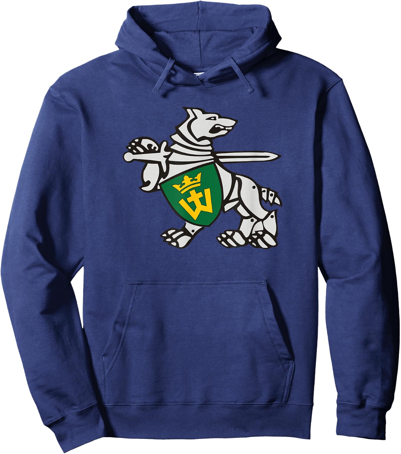 Iron Wolf Mindaugas by Lithuania Strong Hoodie - Hoodie | Navy