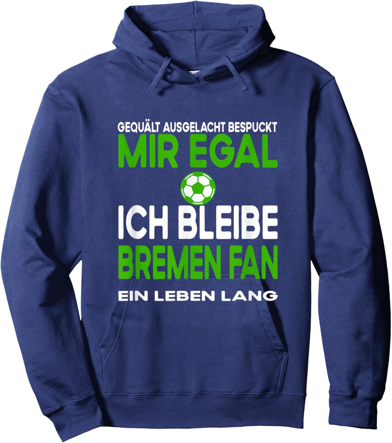 Football Fan from Bremen Sport Hobby Club Leisure Hoodie - Hoodie | Navy