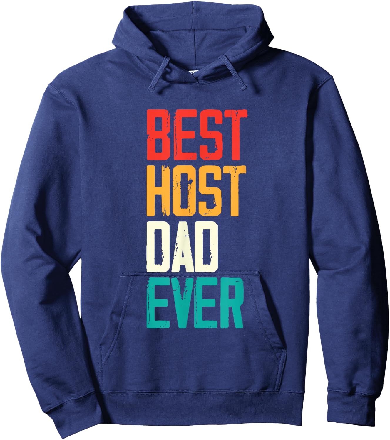 Foreign Exchange Student Study Abroad Best Host Dad Ever Hoodie - Hoodie | Navy