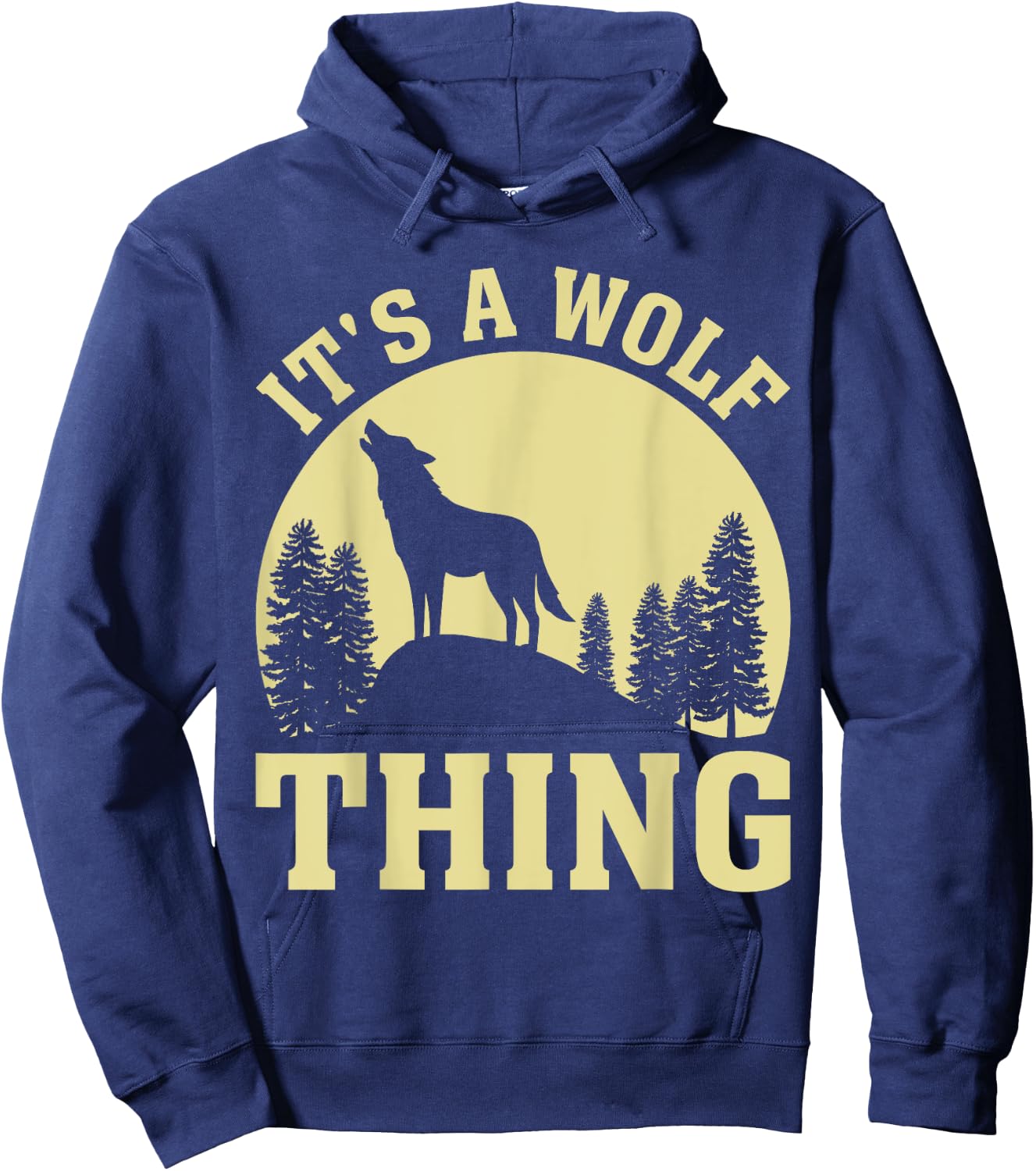 It's A Wolf Thing Hoodie - Hoodie | Navy