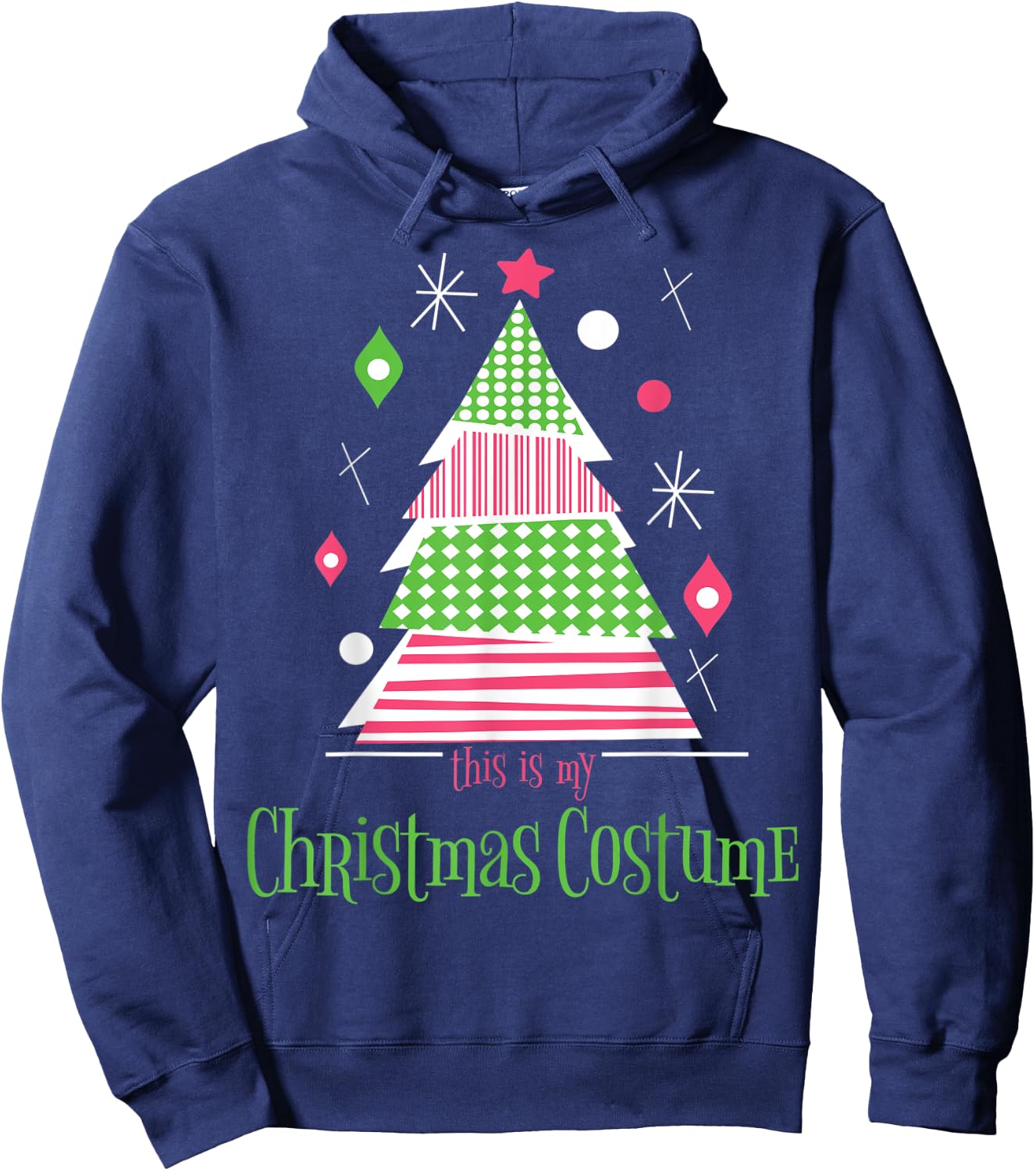 This Is My Christmas Costume Shirt 70s Costume 80s Costume Hoodie - Hoodie | Navy