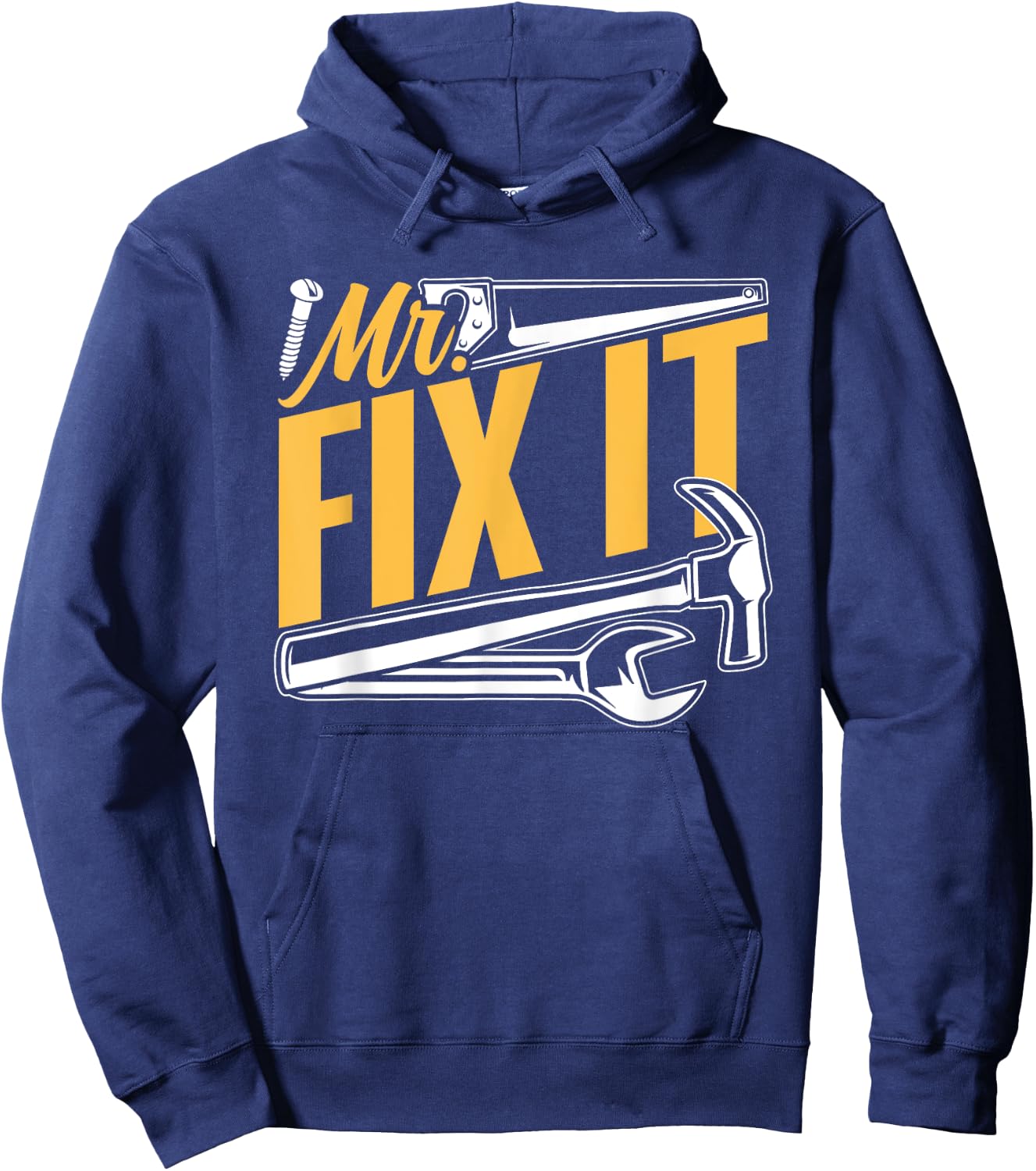 Maintenance Repairing Mr Fix It Broke Diy Mr Fix It Hoodie - Hoodie | Navy