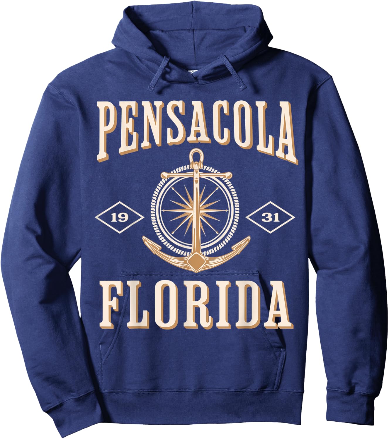 Pensacola Florida Beach Summer Vacation Women Kids Hoodie - Hoodie | Navy