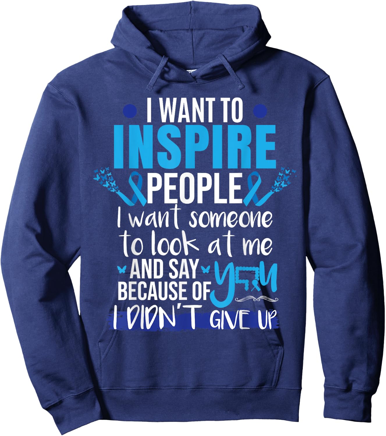 Colon Cancer Survivor Hoodie - Hoodie | Navy