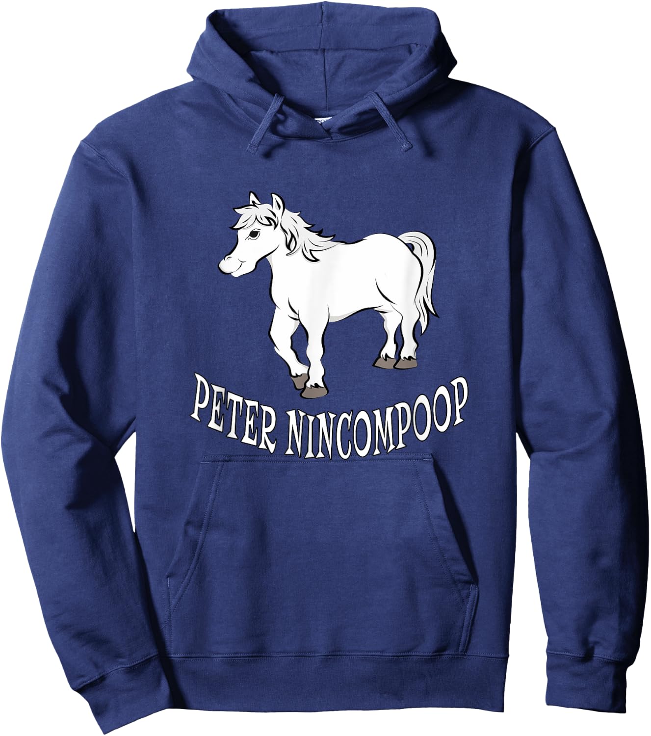 Peter Nincompoop - Horse Hoodie - Hoodie | Navy