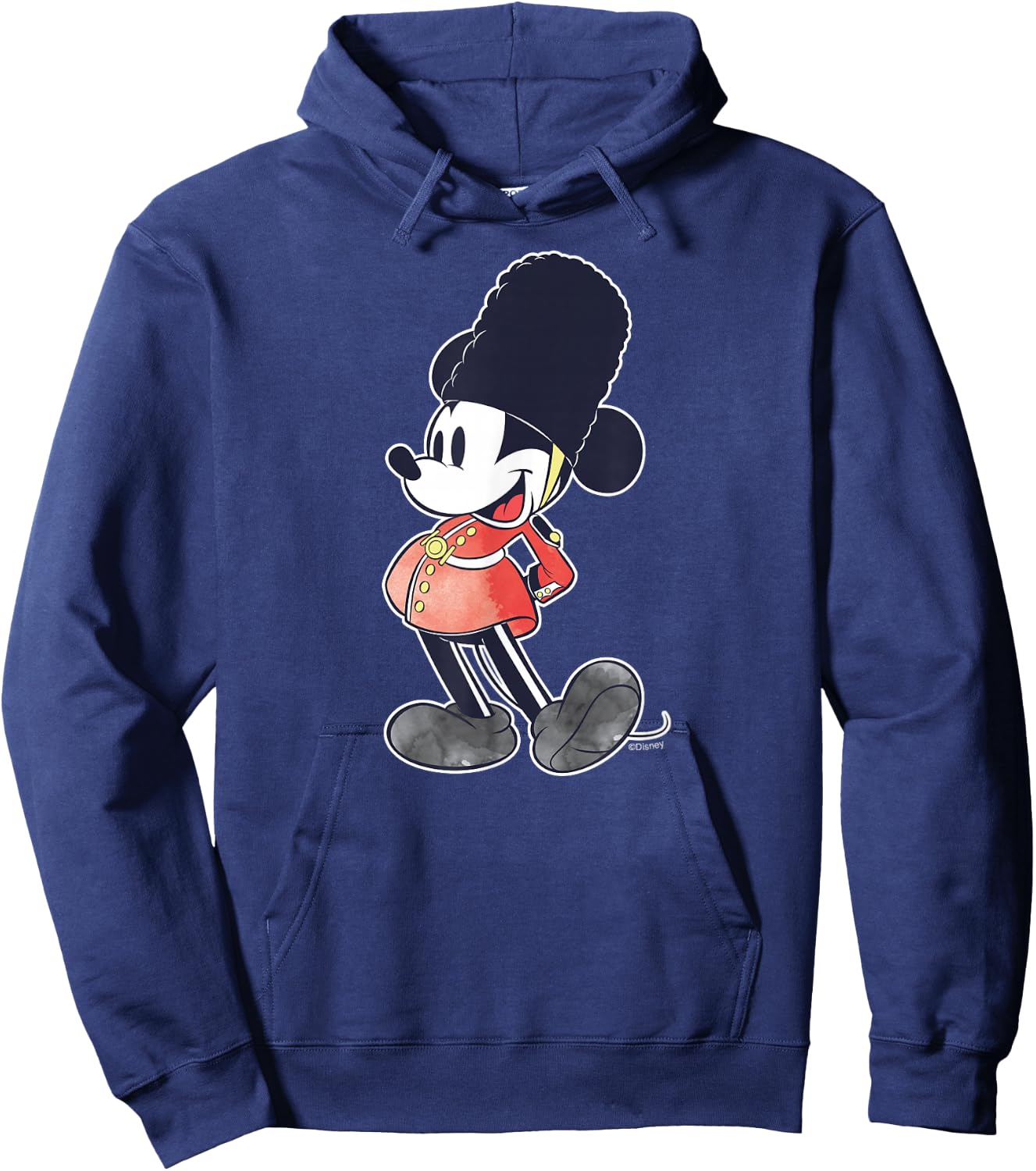 Disney Mickey Mouse King's Coronation 2023 Guard England UK Hoodie - Hoodie | Navy