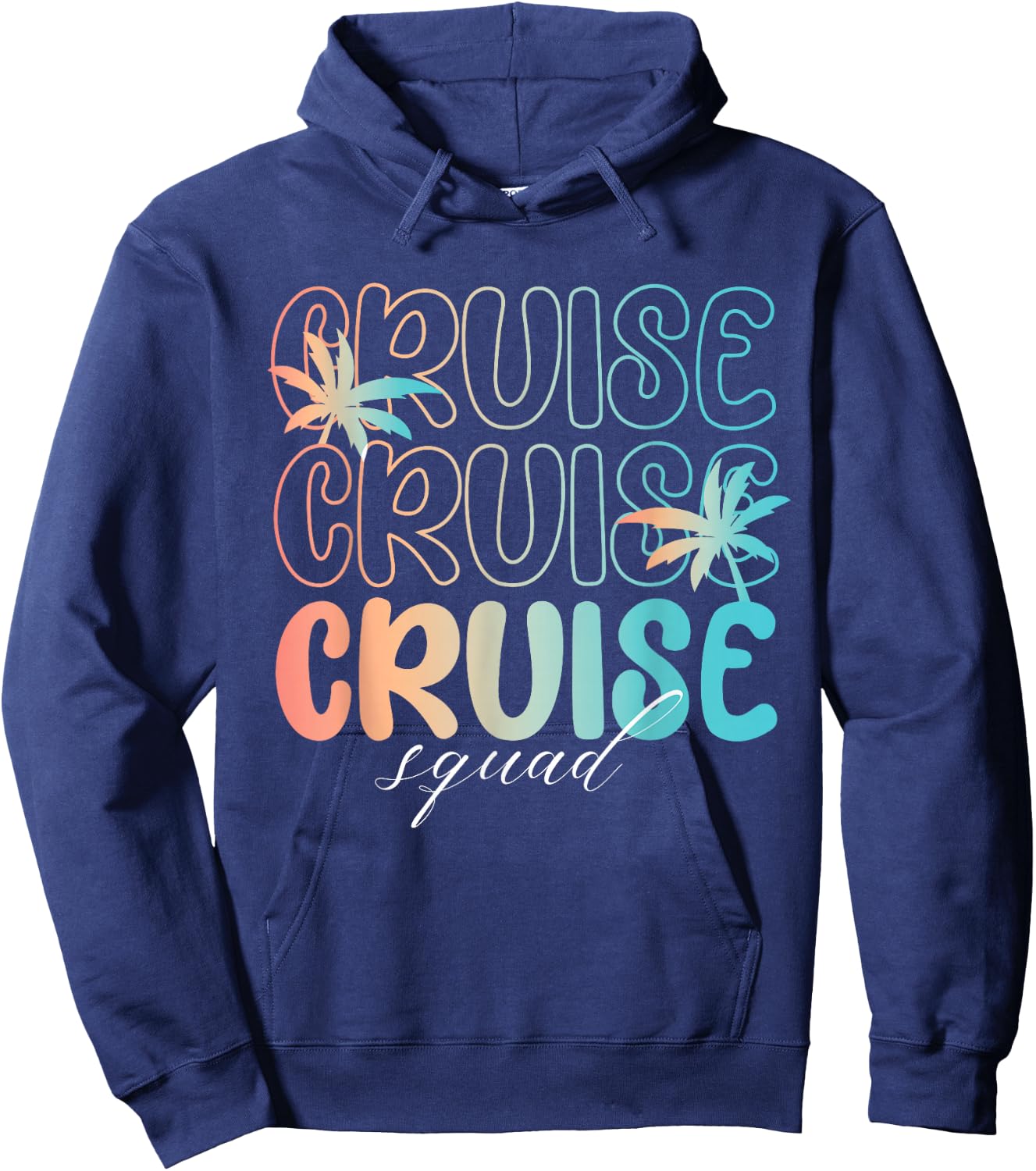 Cruise Squad 2026 Vacation Matching Family Hoodie - Hoodie | Navy