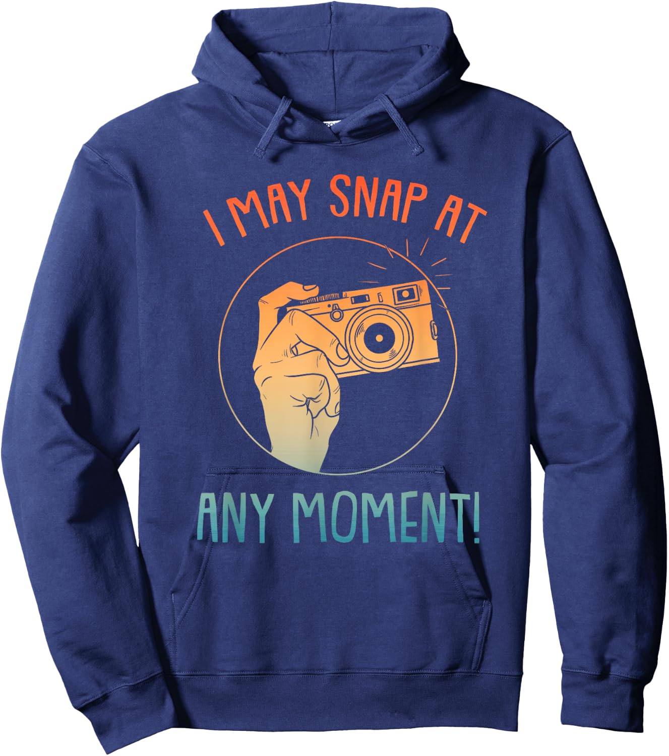 Funny Photography Art Women Camera Gag Photographer Hoodie - Hoodie | Navy