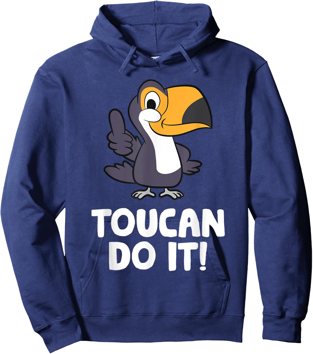 Toucan Do It Funny Toucan Bird Hoodie - Hoodie | Navy