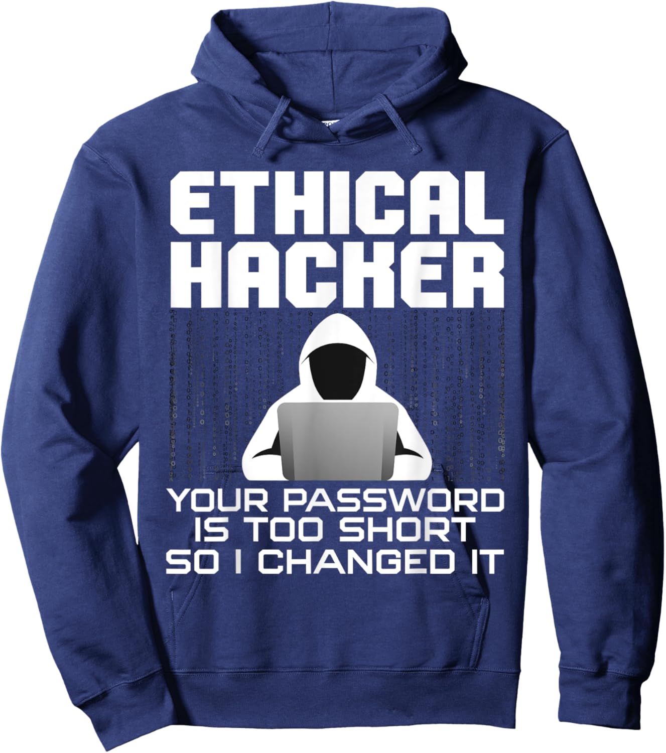 Funny Hacker Art Women Hacking Lover Computer Nerd Hoodie - Hoodie | Navy