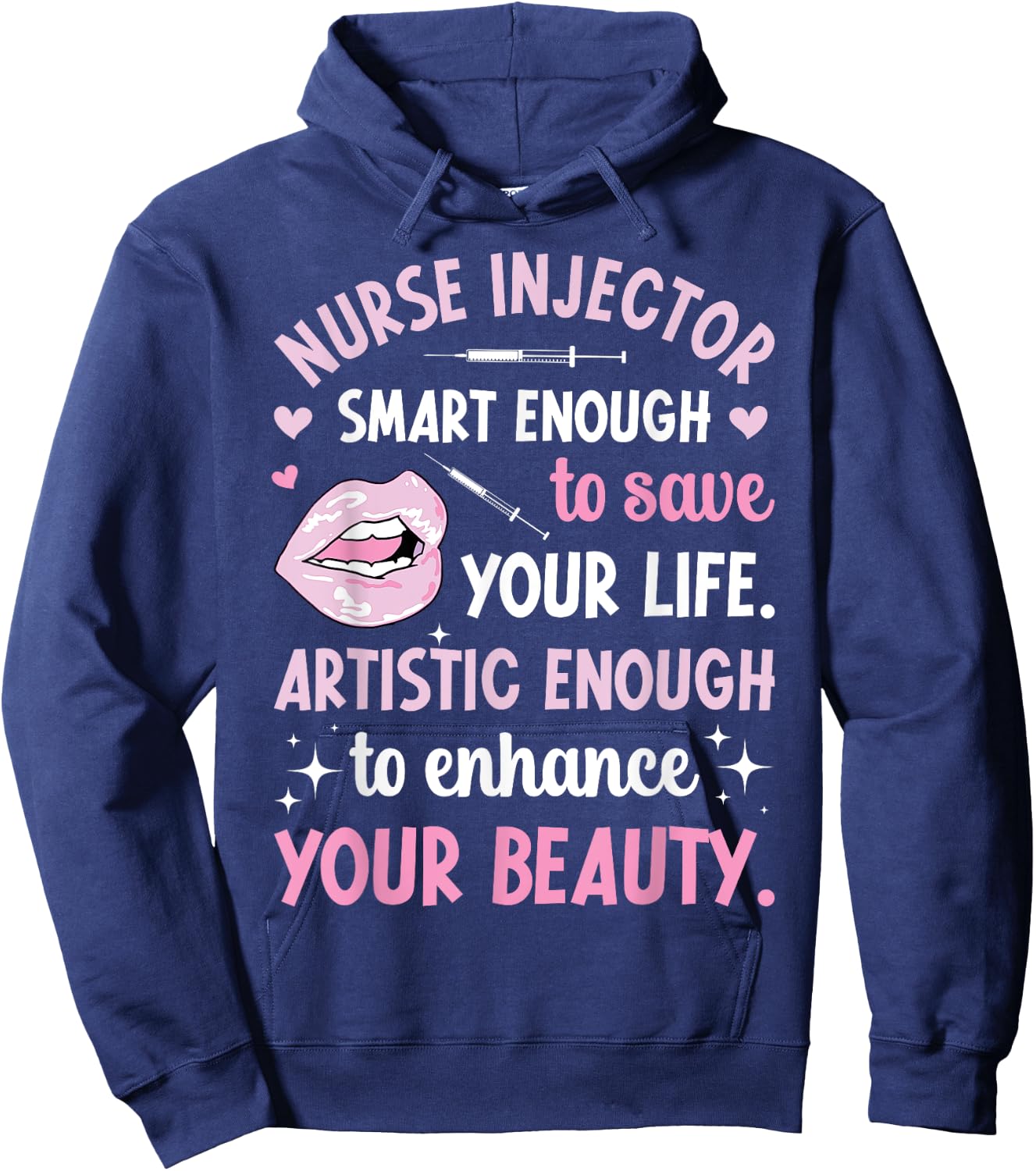 Nurse Injector Appreciation Aesthetic Nurse Injector Hoodie - Hoodie | Navy